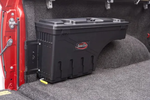 Vista 9 de RealTruck UnderCover SwingCase - Caja de almacenamiento para caja de camioneta; SC301P; compatible con Dodge Dakota 1987-2013 del lado del pasajero