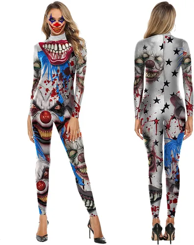 Vista 2 de Scary Halloween Jumpsuits for Women - Halloween Costumes Halloween Party Costume for Halloween Party Halloween Cosplay