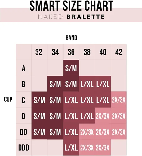 Vista 6 de Smart & Sexy Naked, Multi Pack, Comfortable Women with No Underwire, Bralette Sets Have Multiple Bras