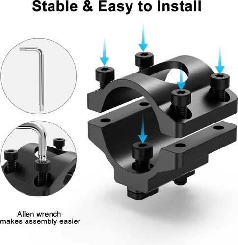 Vista 3 de Flashlight Mount M Lock Rail M Lock Light Mount