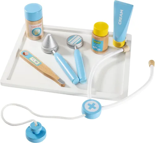 Vista 6 de Get Well Doctor - Centro de actividades de madera para niños, juego médico