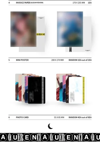 Vista 4 de CHUNGHA - Querencia (1er Álbum de Estudio) Álbum+Póster Plegado+Juego de Tarjetas Fotos Extra