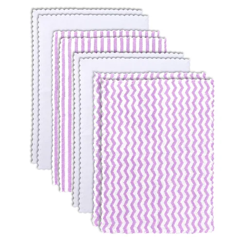 Vista 13 de Paquete de 8 paños para eructos súper suaves para bebé, paños para bebé, ultra absorbentes, grandes, para recién nacidos, para niños y niñas, trapos