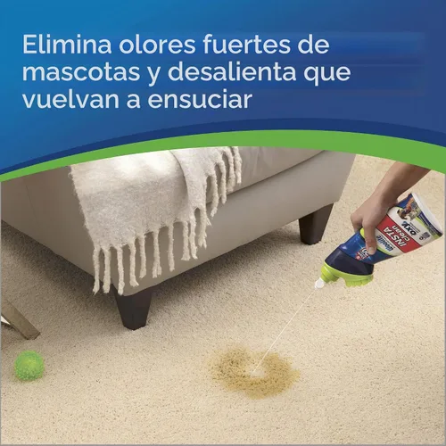 Vista 5 de Woolite InstaClean Pet con Cabezal de Cepillo Limpiador, 1740, 18 fl. oz, 18 Fl Oz, blanco