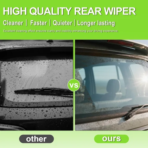Vista 4 de PARRATI® Repuesto del limpiaparabrisas trasero para Toyota RAV4 2013-2018, limpiaparabrisas trasero, silencioso y fácil de instalar (10 pulgadas)