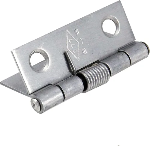 Vista 4 de MY MIRONEY Paquete de 10 bisagras de resorte de cierre automático de 1.5 pulgadas, bisagras de resorte con tornillos, accesorios de bricolaje