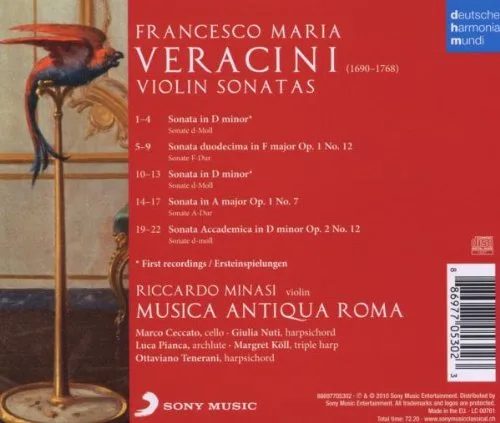 Vista 2 de Veracini Violin Sonatas