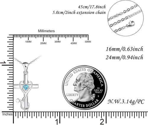 Vista 5 de Collar con colgante de estetoscopio con temática de medicina de plata de ley 925 para doctor o enfermera, regalo para graduación, estudiantes