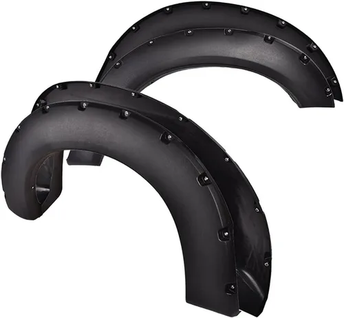 Vista 18 de G-PLUS defensas guardabarros con remaches de bolsillo, compatibles con Ford F150 2009-2014 Styleside con modelos de longitud de cajuela de 67.0