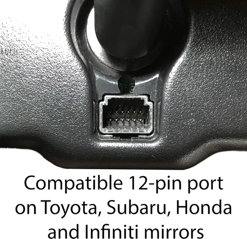 Vista 3 de Adaptador de alimentación para cámara de tablero Dongar (tipo A de 12 pines) - Compatible con Tacoma (15-23), Select Highlander, Tundra, Sienna