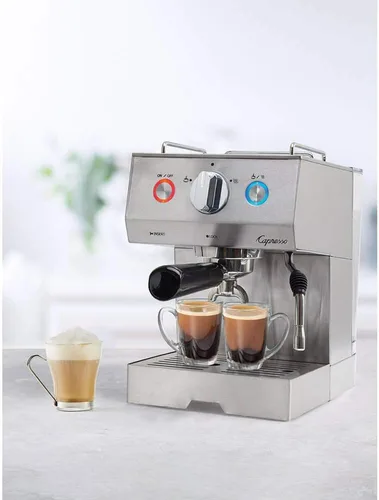 Vista 6 de Capresso Cafe Select - Máquina profesional de café espresso y capuchino de acero inoxidable