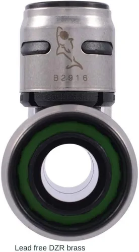 Vista 2 de SharkBite 1 camiseta reductora EvoPEX de 1 x 3/4 pulgadas, paquete de 2, conexión de fontanería Push to Connect, PEX, K416Z2