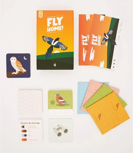 Vista 4 de Demacia ¡Fly Home! Juego de cartas Juego de observación temática de aves Juego de memoria cooperativo Divertido juego familiar para niños
