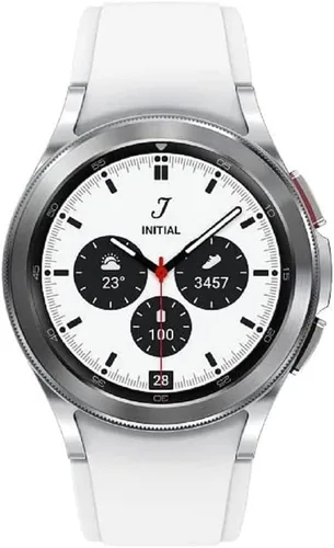Vista 2 de Samsung Galaxy Watch 4 Classic 1.654in Smartwatch con monitor ECG Tracker para salud, fitness, correr, ciclos de sueño, detección de caídas GPS LTE