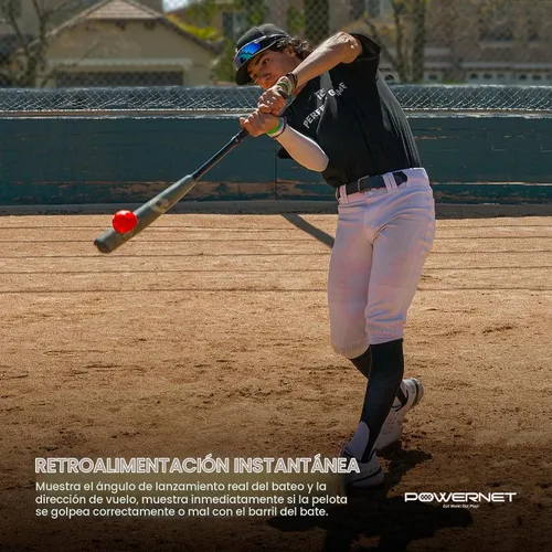 Vista 5 de PowerNet Crusher Training Baseballs, Baseball Hitting Trainer for Improved Speed, Power & Coordination, Batting Practice Baseballs