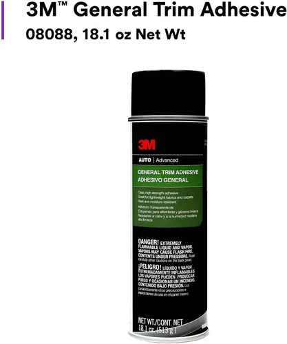 Vista 2 de 3M Adhesivo para Adornos Generales 08088, Alta Resistencia, Secado Transparente, Aerosol, 18.1 oz