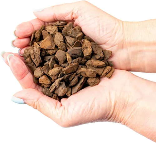 Vista 4 de GARDENERA New Zealand Pinus Radiata Bark - Corteza de pino orgánico mezclado a mano de Nueva Zelanda Orchiata para orquídeas - Chips medianos