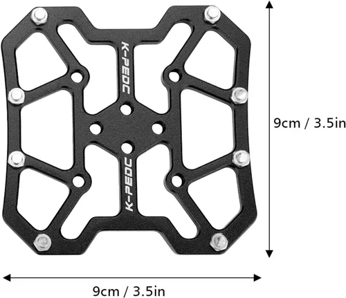 Vista 2 de 1 par adaptador de pedal de bicicleta, aleación de aluminio bicicleta Clipless Clip-in plataforma Pedal Adaptadores