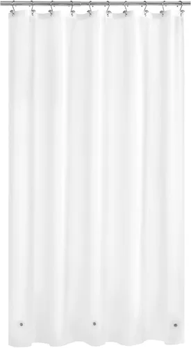 Vista 53 de Cortina de regadera para cabina de ducha 36x72, forro de cortina de regadera de plástico PEVA para baño, ligera e impermeable, 36 x 72, transparente