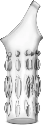 Vista 5 de Blush Performance - Anillo de manga transparente con tachuelas de 4.25 pulgadas con correa de bola, extensor elástico de circunferencia de pene