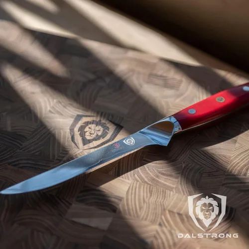 Vista 6 de Dalstrong Cuchillo para deshuesar – Serie Shogun – Cuchillo de acero japonés AUS-10V Super Steel de 6 pulgadas – Regalo – Tratado al vacío – Mango
