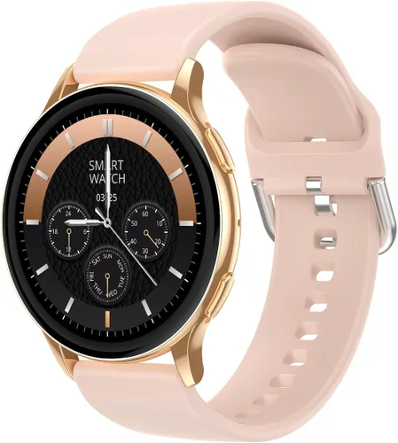 Vista 12 de Reloj inteligente para mujer, pantalla AMOLED Ultra-HD de 1.32 pulgadas, (responder/hacer llamadas) con asistente de voz NFC/AI, compatible