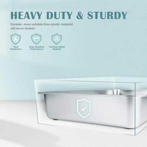 Vista 8 de IKITCHEN Caja de arena de acero inoxidable para gatos, bandeja de arena de metal grande para gatos, caja de arena para gatos nunca absorbe olores