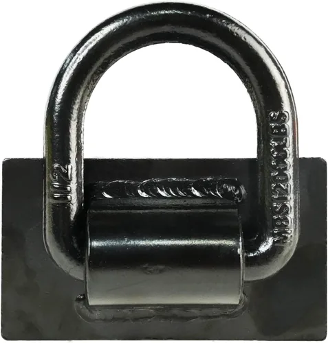 Vista 4 de ANLULOAD - Anillo en D ajustable para remolque resistente, límite de carga de 5400 libras y 4 agujeros ajustables, bolsillo de estaca con anilla