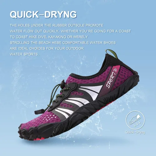 Vista 6 de Zapatos de agua para mujeres hombres zapatos de playa para mujeres zapatos de natación zapatos de piscina zapatos de río zapatos de secado rápido