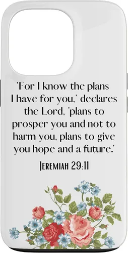 Vista 10 de iPhone 13 Pro Max Sé los planes que tengo para ti, dice el Señor Jeremías 29:11