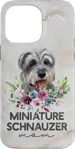 Vista 21 de Miniature Schnauzer Gifts Dog Mom Mini Schnauzer Case for iPhone 17