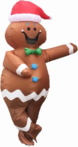 Vista 6 de Disfraz inflable para adultos, disfraz de fiesta para hombres y mujeres, decoración de Navidad, fiesta de Navidad, disfraz divertido de Halloween