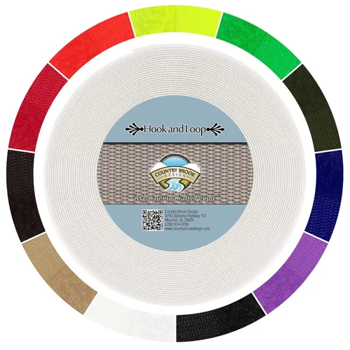 Vista 12 de Country Brook Design Cierre de velcro no adhesivo de 1 pulgada (beige, 5 yardas)