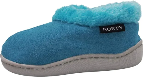 Vista 2 de NORTY - Zapatillas de interior con forro polar para niños pequeños y niñas