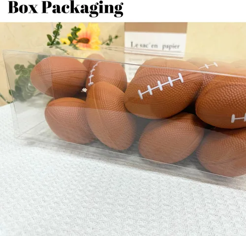 Vista 7 de ALISSAR Paquete de 20 mini pelotas de fútbol de 3.4 pulgadas, mini balones de fútbol de espuma para decoración de fiesta de fútbol y superbowl