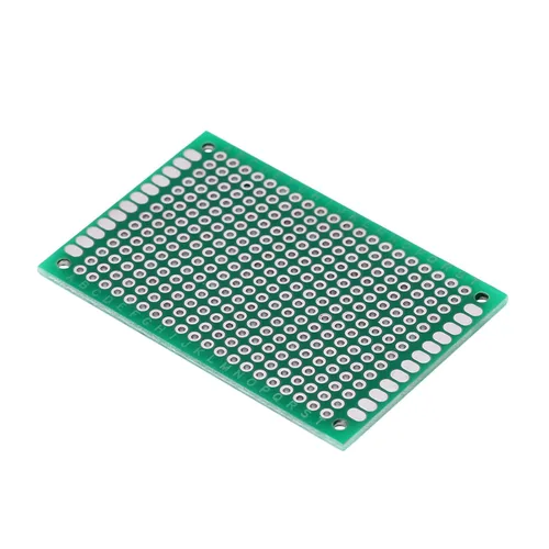 Vista 9 de Acouto 10 piezas 1.6 x 2.4 in doble lados prototipos DIY soldadura universal placa de circuito PCB placa perforada 6x4 placa perforada