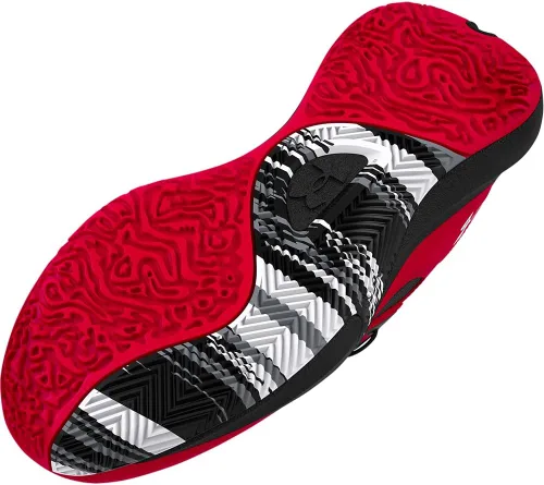 Vista 2 de Under Armour Lockdown 6 - Tenis de baloncesto unisex para adultos, Negro, marrón, blanco o gris