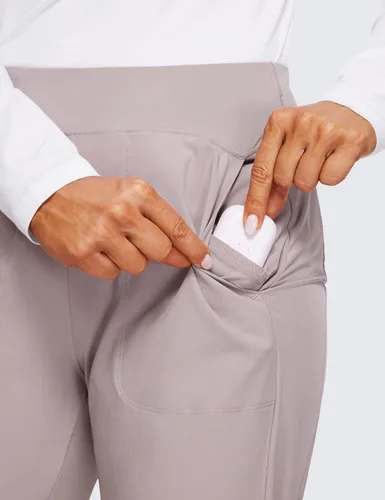 Vista 4 de CRZ YOGA Pantalones deportivos para mujer con bolsillos, ligeros, para entrenamiento, viajes, uso casual, golf, senderismo, secado rápido