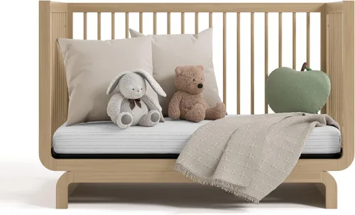 Vista 13 de Storkcraft Santorini - Cuna convertible 5 en 1 con barandilla Driftwood