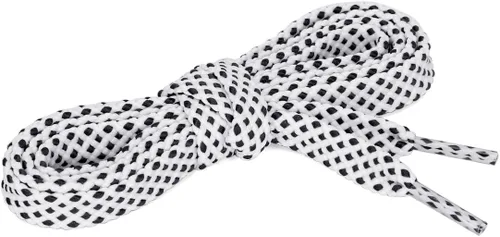 Vista 2 de uxcell 3 pares de cordones planos de doble capa con lunares para zapatos deportivos
