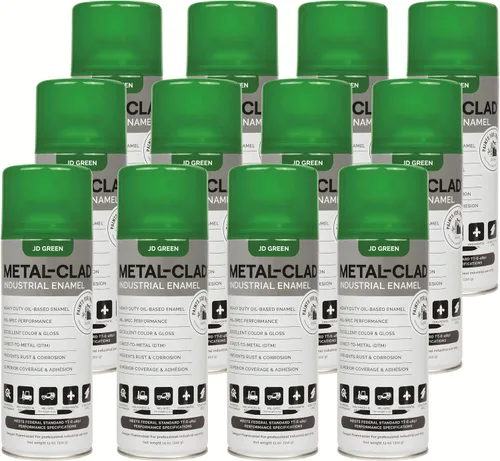 Vista 9 de Pinturas para la industria Esmalte industrial, Pintura en aerosol - Maquinaria de hierro de metal de acero - 1 lata (aluminio metálico) 9-S-1423