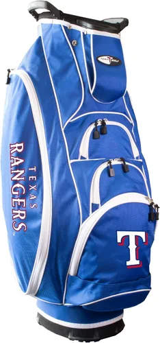 Vista 19 de Team Golf MLB - Divisor de club ligero de 10 vías, soporte de acción de resorte, bolsillo enfriador aislado, guante de velcro y soporte