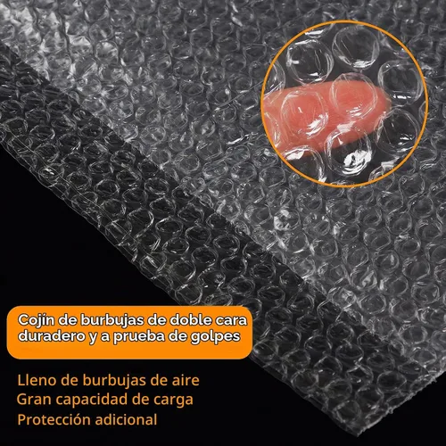 Vista 3 de 100 bolsas de burbujas para envolver bolsas de 8 x 12 pulgadas bolsa
