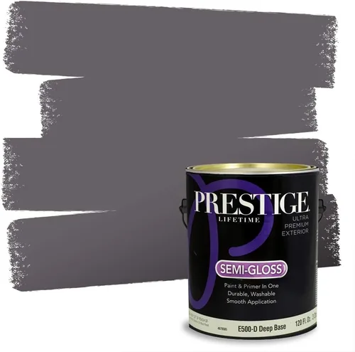 Vista 87 de Prestige Paints - 2 en 1, pintura base y pintura de exterior, P400-D-SW7053