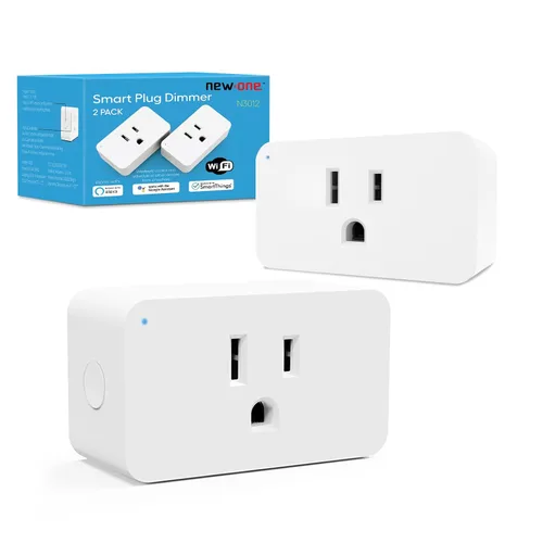Vista 8 de Smart Dimmer Plug, 2.4G Wi-Fi regulable Smart Plug, interruptor de 2 vías, control de voz, blanco App Remote Control, No Hub Required, Set