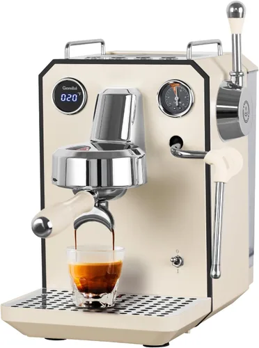 Vista 10 de Gemilai Owl G3006 - Máquina de café expreso para el hogar, control de temperatura PID y cabezal de grupo comercial de 2.283 in, cafetera de acero