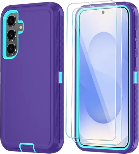 Vista 8 de ONOLA Funda para Samsung Galaxy S24+ / Funda S24 Plus con protector de pantalla HD [No es compatible con S24 / S24 Ultra], Funda de teléfono Vino