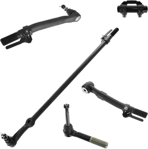 Vista 105 de TRQ Kit de dirección delantera con barra de acoplamiento de fuelle de piñón y cremallera compatible con Toyota Echo 2000-2005