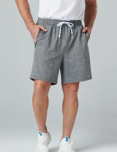 Vista 3 de Liberty Imports Paquete de 3 pantalones cortos deportivos para hombre, pantalones cortos deportivos casuales con bolsillos con cremallera, ropa