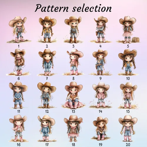 Vista 6 de Manta con nombre de vaquera occidental para bebé, manta personalizada para bebé, decoración de guardería, manta con nombre personalizado para niños